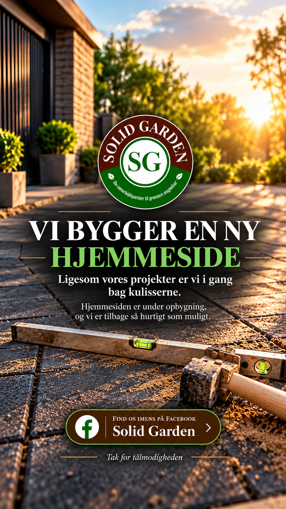 Solid Garden - Vi bygger en ny hjemmeside
